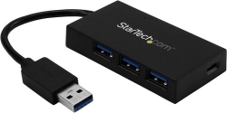 USB Hub StarTech.com HB30A3A1CSFS black Small