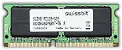 Memory Swiss bit SSM133-512B S.O.DIMM PC133 512MB Mac