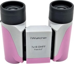 The Tokyo Trading iWatcher 7x18DHFF TIB-0718DFPK pink Binocular small