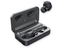 TRA cheero CHE-627-BK black X gray Earphone Headphone Small