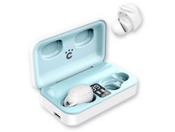 TRA cheero CHE-627-WH white X blue Earphone Headphone Small