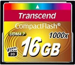 Compact Flash Transcend TS16GCF1000 16GB