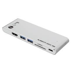 USB Hub Tuneware ALMIGHTY DOCK TB5 TUN-OT-000068 Silver Small