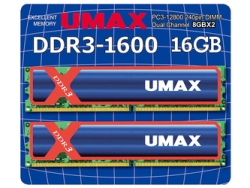 Memory UMAX UM-DDR3D-1600-16GBHS DDR3 PC3-12800 8GB 2-Disc