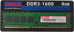 Memory UMAX UM-DDR3S-1600-4GB DDR3 PC3-12800 4GB