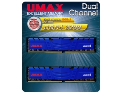 UMAX UM-DDR4D-3200-32GBHS/B DDR4 PC4-25600 16GB Memory Small