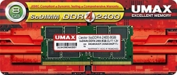 Memory UMAX UM-SODDR4S-2400-8G S.O.DIMM DDR4 PC4-19200 8GB