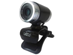 Web Camera Leader media techno Lazos L-WCHD-B black & silver Computers Accessorys Small