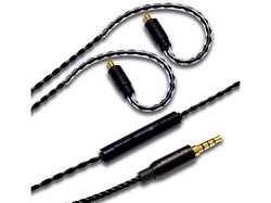 Earphone Cables Terminal 1.2m for exclusive use of Acoustune ARM011CM ARM011CM-BULK mini-plug (4 poles) ⇔ Small