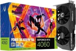 ZOTAC ZOTAC GAMING GeForce RTX 4060 8GB OC Spider-Man: Across The Spider-Verse Bundle ZT-D40600P-10SMP PCIExp 8GB Graphic Card Small