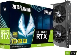 Graphic Card ZOTAC GAMING GeForce RTX 3050 Twin Edge ZT-A30500E-10M PCIExp 8GB