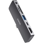 ANKER PowerExpand Direct 6-in-1 USB-C PD Media Hub A83620A1 Gray USB Hub Japanese version