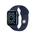 Apple Apple Watch Nike Series 6 GPS+Cellular model 44mm M09W3J/A pure Platinum/black Nike sports band Smart Watch Japanese version