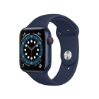 Apple Watch Series 6 GPS+Cellular Model 44mm M09A3J/A Deep Navy Sport Band Smart Watch Japanese version