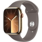 Apple Watch Series 9 GPS+Cellular Model 45mm MRMT3J/A Gold Stainless Steel Case/Clay Sport Band M/L Smart Watch Japanese version