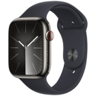 Apple Watch Series 9 GPS+Cellular Model 45mm MRMV3J/A Graphite Stainless Steel Case/Midnight Sports Band S/M Smart Watch Japanese version