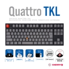 ARCHISS Quattro TKL AS-KBQ91/SRGBA Quiet Red Axis Black/Grey Keyboard Japanese version