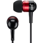 BLUE EVER BLUE model 868RB Red/Black Earphone Headphone Japanese version