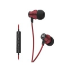 BRAINWAVZ Delta with Mic Red Earphone Headphone Japanese version