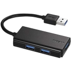 Buffalo BSH3U100U3BK black USB Hub Japanese version