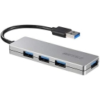 Buffalo BSH4U120U3SV Silver USB Hub Japanese version