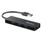 Buffalo BSH4U3010UBKJ Black USB Hub Japanese version