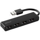 Buffalo BSH4U310D2BK black USB Hub Japanese version