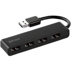 Buffalo BSH4U318D2BK Black USB Hub Japanese version