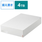 Buffalo HD-LE4U3-WB white External Hard Drive Japanese version