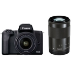 Canon EOS Kiss M2 Double Zoom Kit Black Mirrorless Camera Japanese version