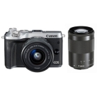 Canon EOS M6 double zoom kit silver Mirrorless Camera Japanese version