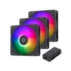 SILVERSTONE VISTA 120 ARGB SST-VS120B-ARGB-3PK Black/Translucent Case Fan Japanese version