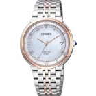 CITIZEN Exceed Eco-Drive radio time signal CB3024-52W Watch Japanese version