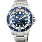 CITIZEN PROMASTER MARINE- Eco-Drive GMT diver 200m BJ7111-86L Watch Japanese version