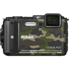 Nikon COOLPIX AW130 Camouflage Green Digital Compact Camera Japanese version