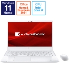 Dynabook dynabook C7 P1C7UPBW Luxe White Notebook Japanese version