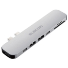 ELECOM DST-C24SV/EC Silver USB Hub Japanese version