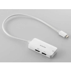 ELECOM DST-C31WH White USB Hub Japanese version