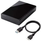 ELECOM ELD-CED020UBK black External Hard Drive Japanese version