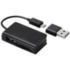 Elecom MRS-MBH10BK USB/microUSB 34in1 Black Memory Card Reader Japanese version