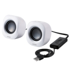 ELECOM MS-P08USBWH white PC Speaker Japanese version