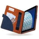 Elecom TB-A19MPLFDTNV navy X brown Tablet Case Japanese version