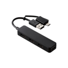 ELECOM U2H-CA4003BBK black USB Hub Japanese version