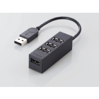 Elecom U2H-TZ426BBK black USB Hub Japanese version