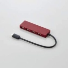 Elecom U2HC-A429BRD Red USB Hub Japanese version