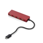 Elecom U2HC-A429BXRD red USB Hub Japanese version