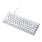 ELECOM V custom TK-VK300SWH silver axis white Keyboard Japanese version