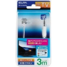 ELPA RE-CLK03(W) white Earphone Headphone Japanese version