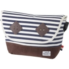 Etsumi Nouveau Monica M E-3525 Border Navy Camera Bag Japanese version