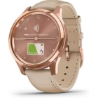 Garmove Luxe Leather 010-02241-71 Light Sand/18k Rose Gold PVD Smart Watch Japanese version